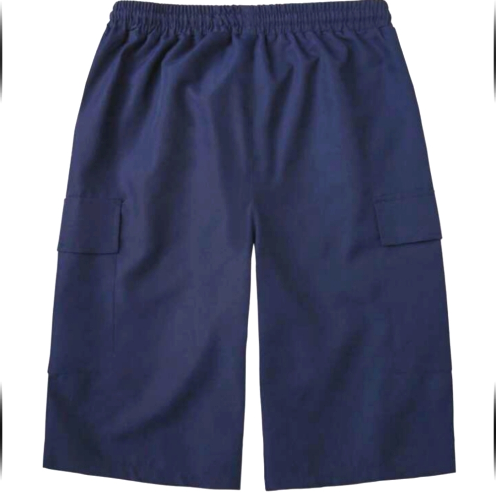 Shein Baggy Manfinity EMRG Men's Drawstring Waist Cargo Long Shorts